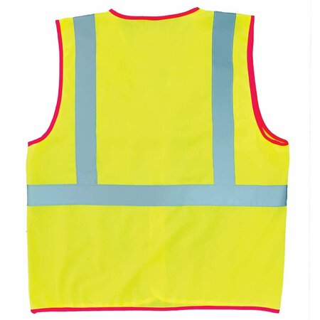 Game Workwear The Econo Solid Safety Vest, Yellow, Size 4X I-70
